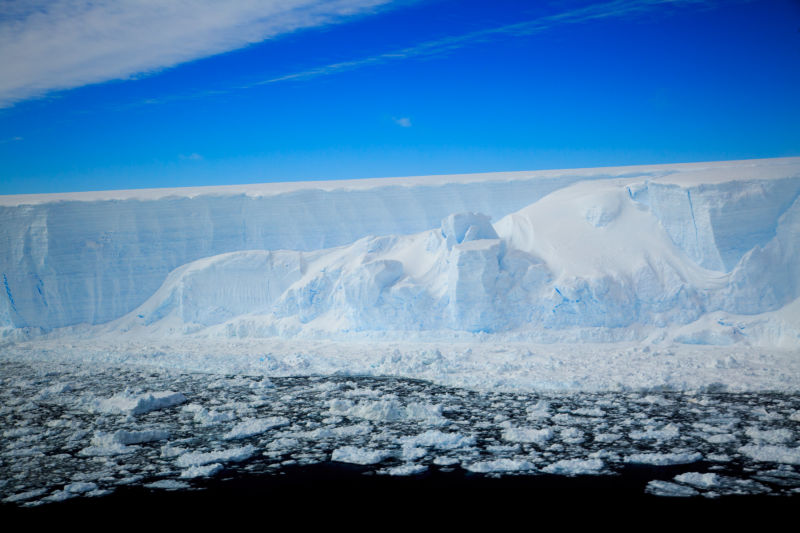 A view of the Larsen C Iceberg.